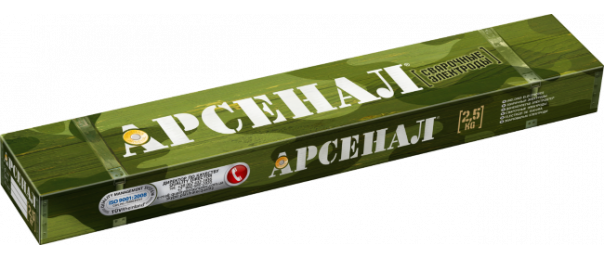 Электроды сварочные Арсенал МР-3, ф 3 мм (уп-2,5 кг) купить с доставкой в Кашире