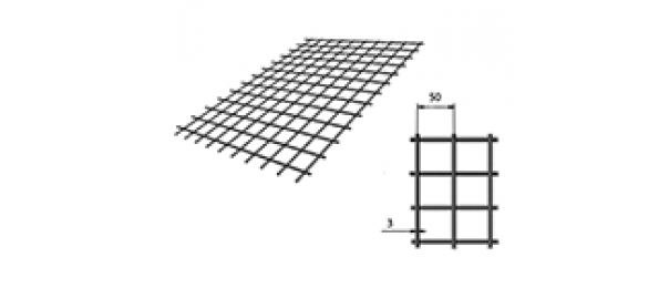 Сетка сварная (дорожная) 50х50х3мм 1х2м купить с доставкой в Кашире